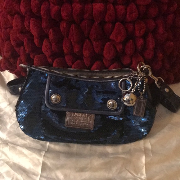 Coach Limited edition, Blue  small hobo purse - Picture 4 of 4